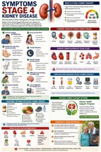symptoms stage 4 kidney disease