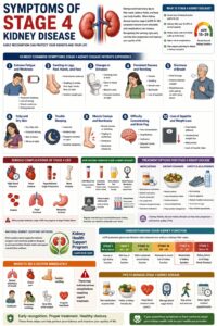 symptoms stage 4 kidney disease