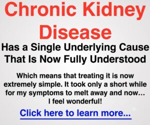 symptoms stage 4 kidney disease