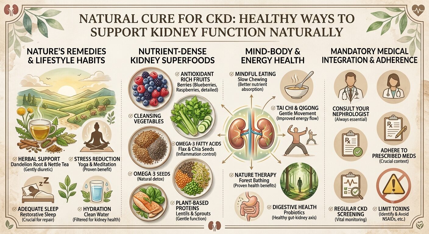 Natural Cure for CKD: Healthy Ways to Support Kidney Function Naturally