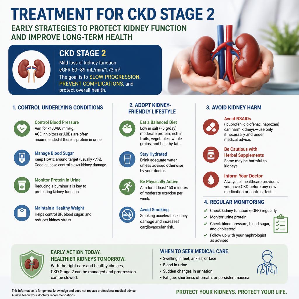 Treatment for CKD Stage 2: Early Strategies to Protect Kidney Function and Improve Long-Term Health