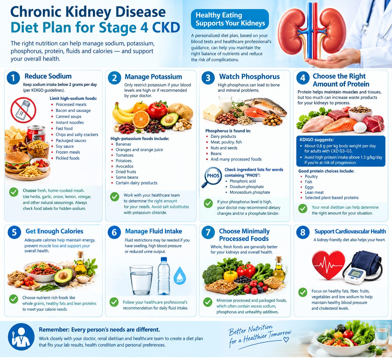 chronic kidney disease diet plan for stage 4